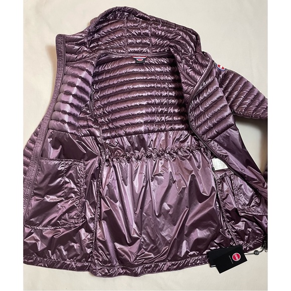 NWT New $355 Colmar Hoodie Partially Quilted Purple Jacket Size 42(IT) US S - Picture 6 of 14